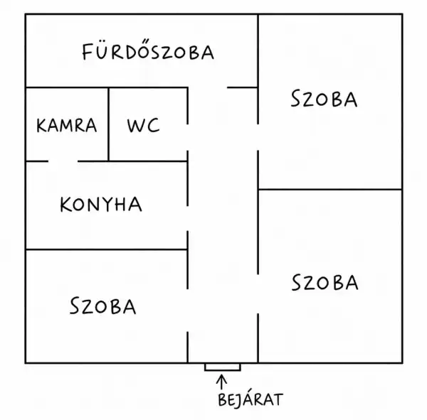 Eladó családi ház, Nagykálló 2+1 szoba 89 m² 39.9 M Ft